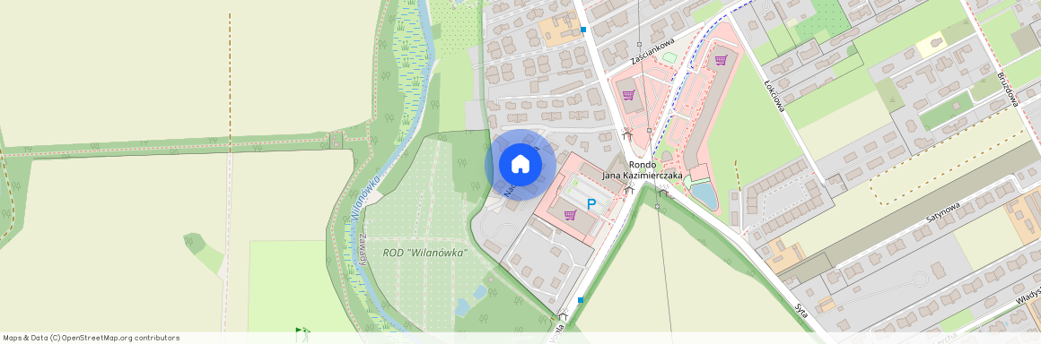 ul. Nad Wilanówką, Zawady, Wilanów, Warszawa, mazowieckie
