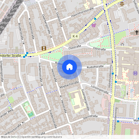 Rudolfstraße 12, 48145 Münster (Westfalen) - Centrum