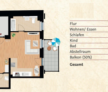 Komplett saniert | 2 Schlafzimmer | offene Küche | Bahnhof fußläufig - Photo 3