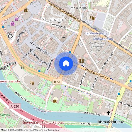 66111 Saarbrücken - St Johann