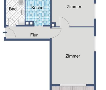 Schöne 2-Zimmer-Wohnung sucht Nachmieter! - Photo 2