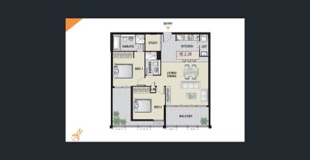 Very Spacious Modern Apartment with a Study at a Quiet Location - Photo 3