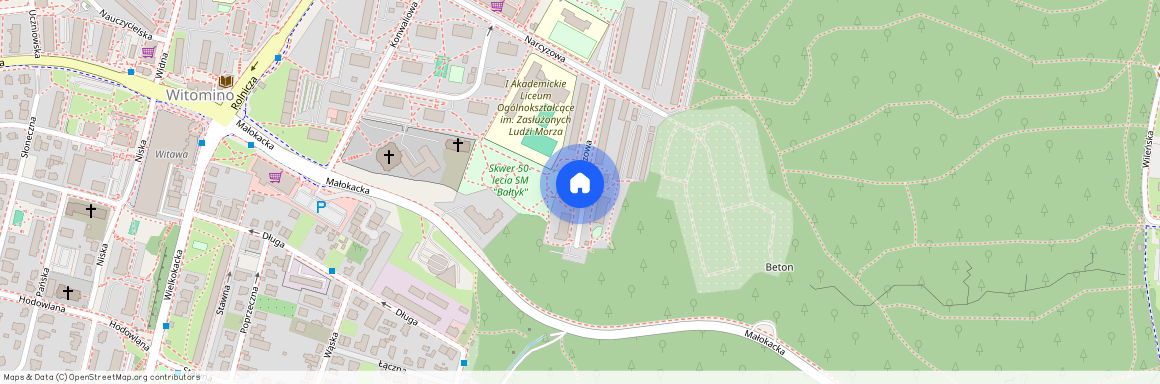 ul. Narcyzowa, Witomino-Radiostacja, Gdynia, pomorskie