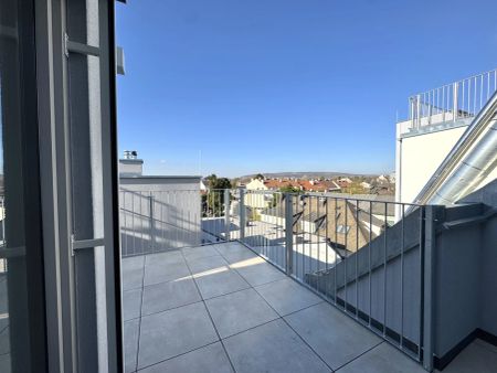 2 Zimmer Dachgeschoss Wohnung mit Terrasse sowie Klimaanlage - Erstbezug - Unbefristet - Foto 2