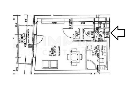 Zentrale SINGLE-Wohnung mit Balkon in Innenhoflage - Obere Bahnstraße 53 - Top 11 - Foto 3