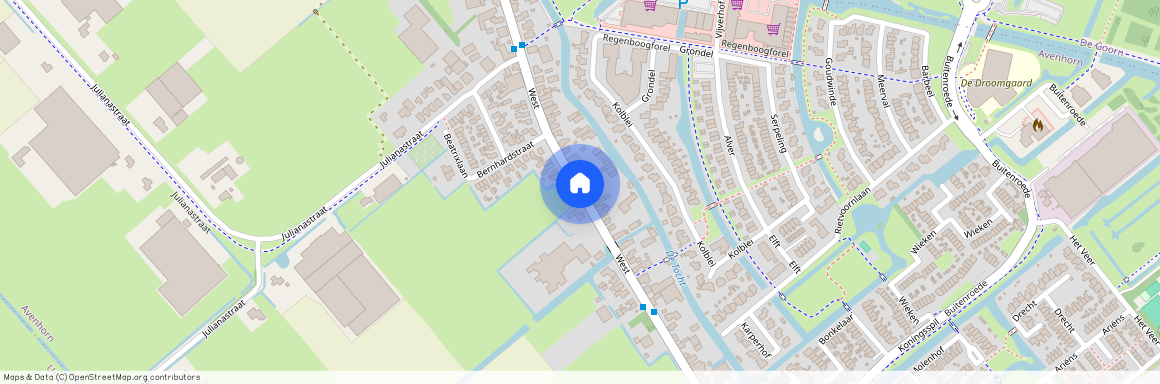 West en omgeving, 1633 JD, West, Avenhorn