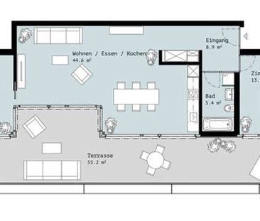 3½ Zimmer-Wohnung in Luzern, möbliert, auf Zeit - Foto 6