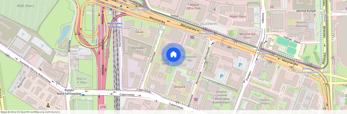 ul. Taśmowa, Służewiec, Mokotów, Warszawa, mazowieckie