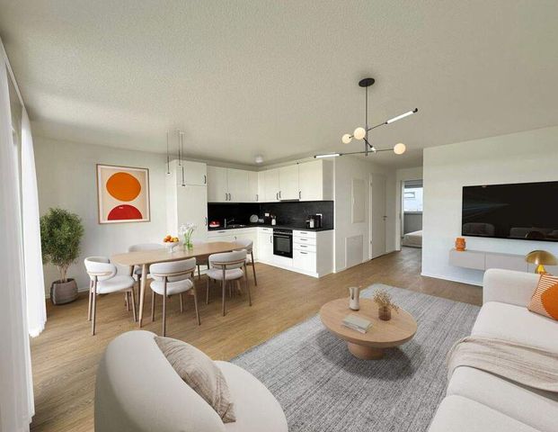 Neubau 3 - Zimmer Wohnung im 1. Obergeschoss - Photo 1