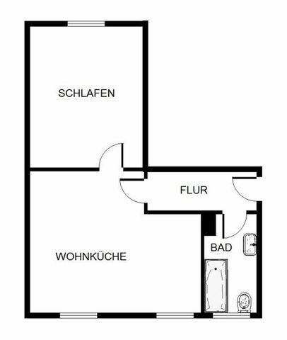 Schnuckelige 2-Raum-Wohnung im Grünen, mit Balkon - Photo 2