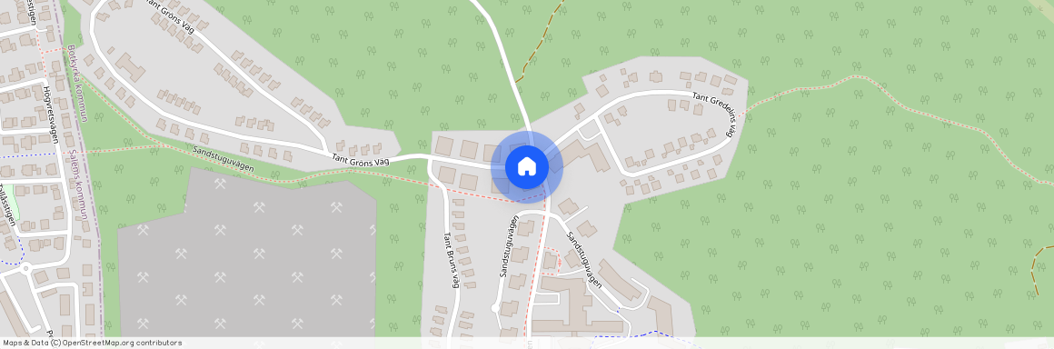 Vretarna, Botkyrka, Tumba, Stockholm, Tant gröns väg 1