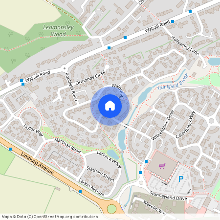 Walnut Walk, Lichfield, Staffordshire