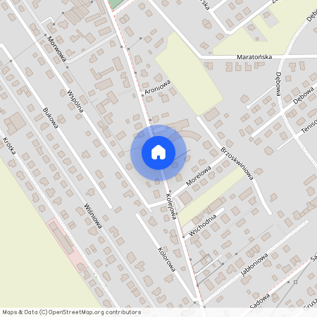 ul. Kolejowa, Skórzewo, Dopiewo, poznański, wielkopolskie