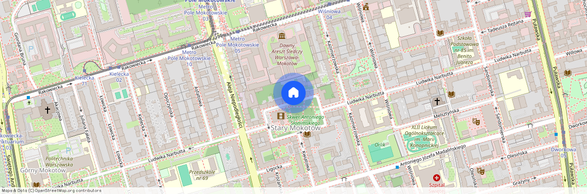 ul. Ludwika Narbutta, Stary Mokotów, Mokotów, Warszawa, mazowieckie