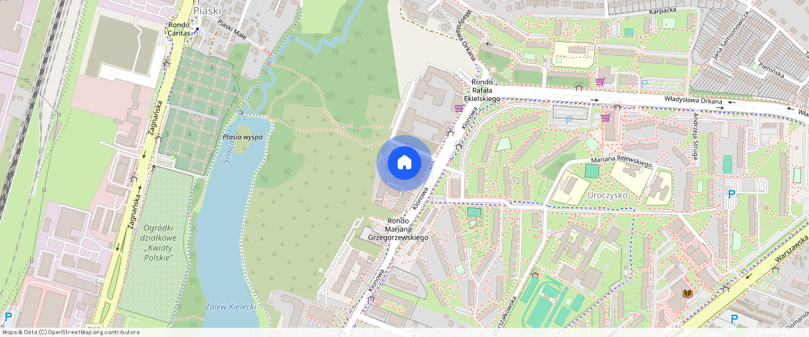 Uroczysko, Klonowa 87, Kielce, Uroczysko