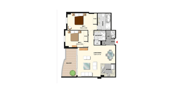 Cozy 2-Bedroom Apartment in Prime Location ! - Photo 1