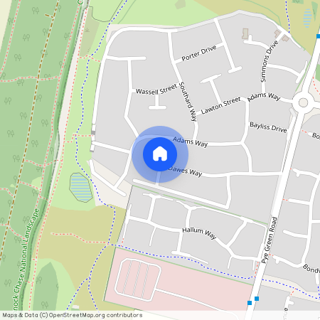 Douglas Road, Hednesford, Cannock, Staffordshire, WS12