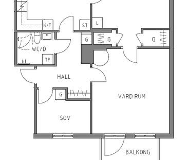 Hästskedegatan 4 3 rok, 79 kvm - Photo 6