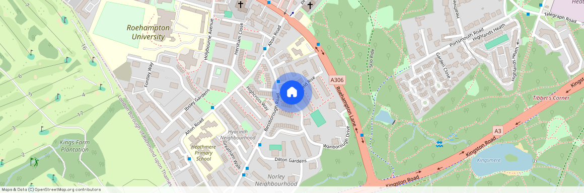 Petersfield Rise, Roehampton SW15