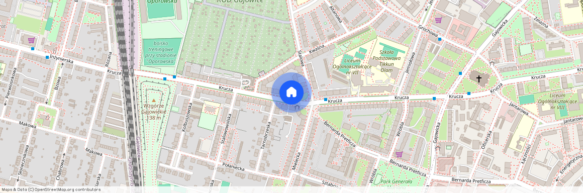 ul. Krucza, Gajowice, Fabryczna, Wrocław, dolnośląskie