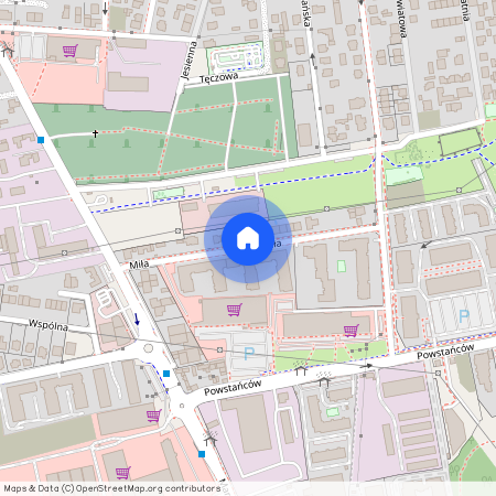 ul. Miła, Ząbki, wołomiński, mazowieckie