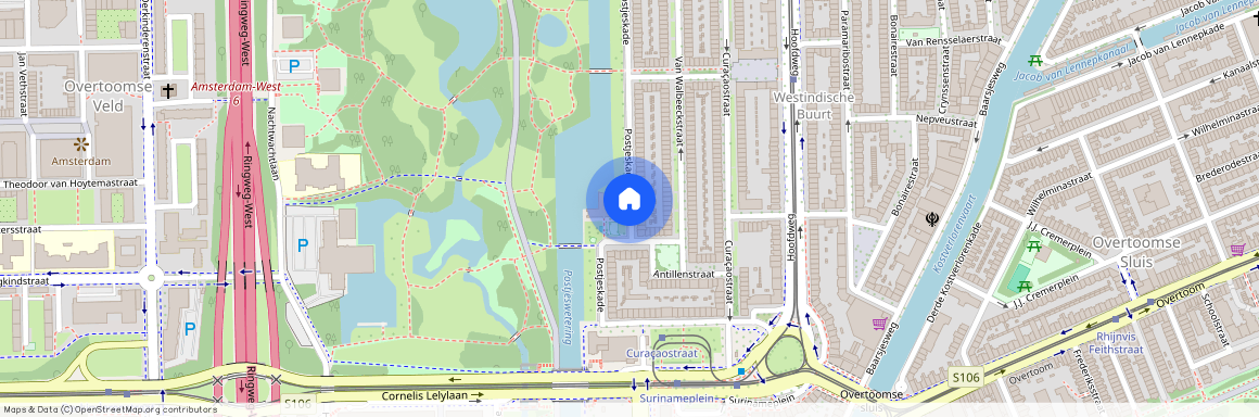 Westindische Buurt, 1058 DS, Postjeskade, Amsterdam