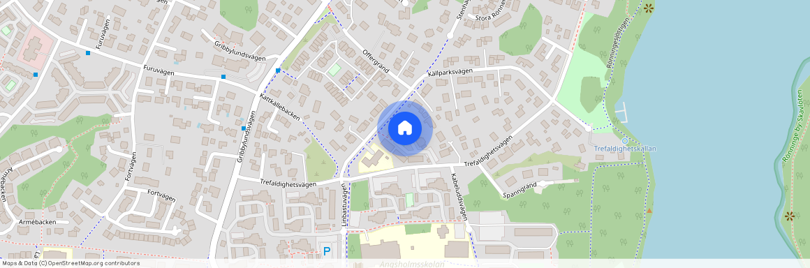 Trefaldighetsvägen, Täby