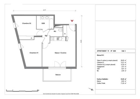 Location Appartement 3 pièces 63m² TOULOUSE 31200 - Photo 5