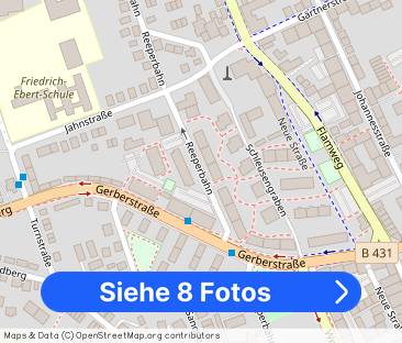 Ruhig gelegene 2-Zimmer-Wohnung mit Balkon in Innenstadtnähe - Foto 1