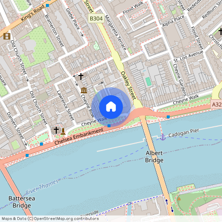 Shrewsbury House, Cheyne Walk, Chelsea, London, SW3