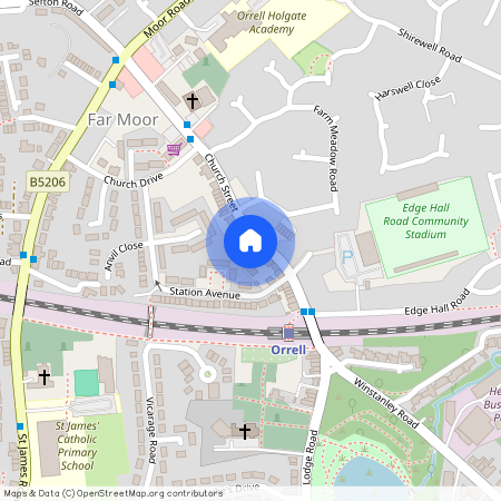 Church Street, Orrell, Wigan, Greater Manchester. WN5 8TQ