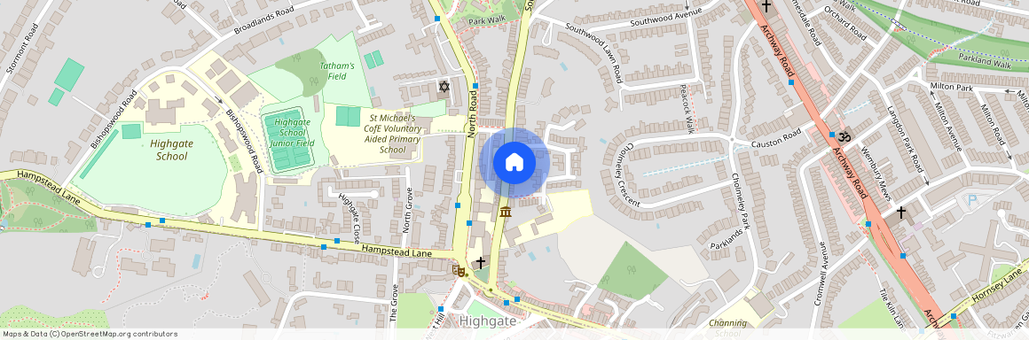 Southwood Lane, Highgate, N6, London