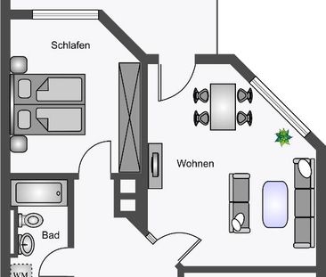 2-Zimmer-Wohnung in Münster Kinderhaus *Nur mit WBS* - Photo 2