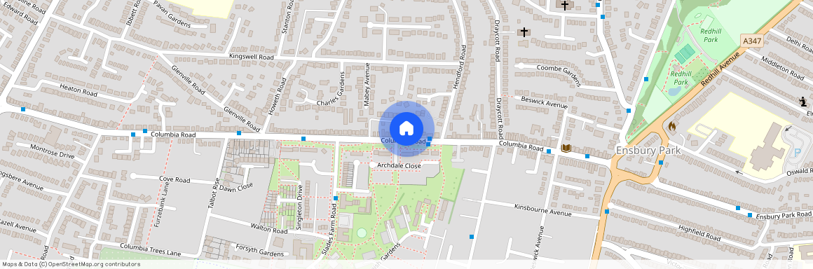 Student house on Columbia Road