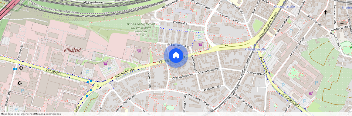 Killisfeldstraße, 76227 Baden-Württemberg - Karlsruhe