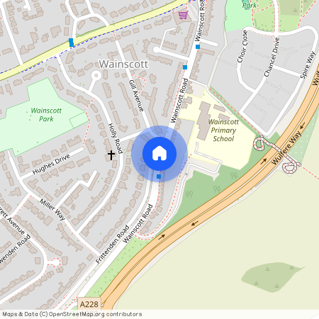 Wainscott Road, Wainscott, Rochester, Kent, ME2