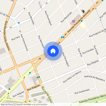 Rua Augusto de Mari, 3427 - Av. Pres. Kennedy - Guaíra, Curitiba, Paraná, 80630010
