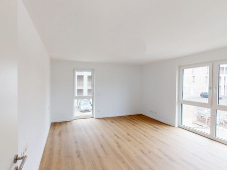 Geräumige 3-Zimmer-Neubauwohnung mit EBK und Balkon - Photo 2