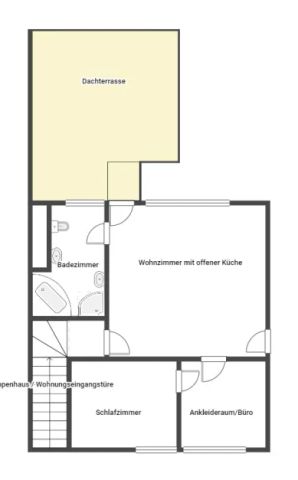 Tolle Wohnung im Zweifamilienhaus mit großer Dachterrasse, Viersen-Dülken, ab 01.10.2024 - Foto 3