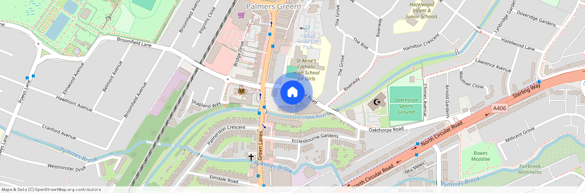 Huguenot Drive, Palmers Green N13, London