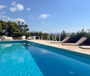 Villa vue mer avec piscine à pied du village de Théoule - Photo 3