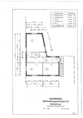 2-Zimmer-Wohnung im Hinterhaus, Wittenburger Straße in 19053 Schwerin - Photo 4