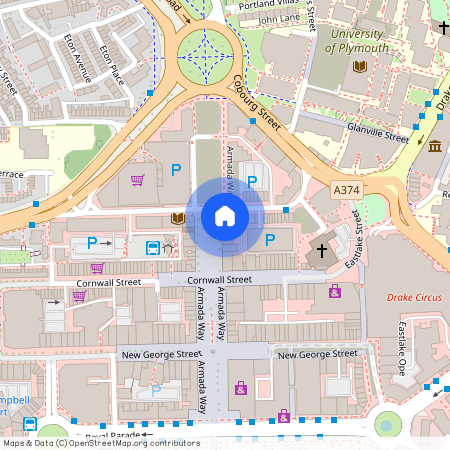 Armada House, New Spacious Studio, Plymouth