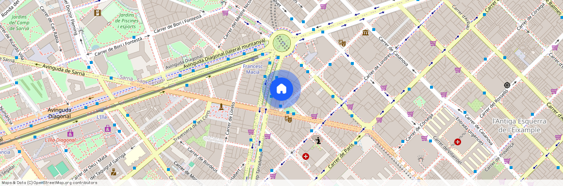 Calle del Conde Borrell, Spanien, Barcelona