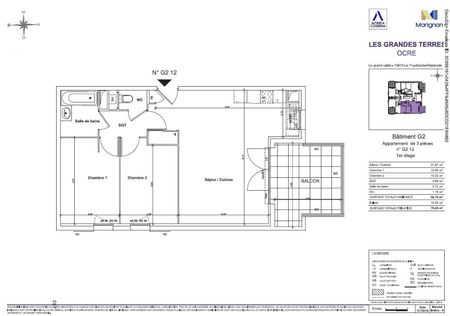 location Appartement T3 DE 59.75m² À LE PUY STE REPARADE - Photo 4