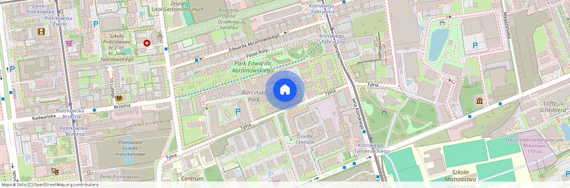 ul. Tylna, Centrum, Śródmieście, Łódź, łódzkie