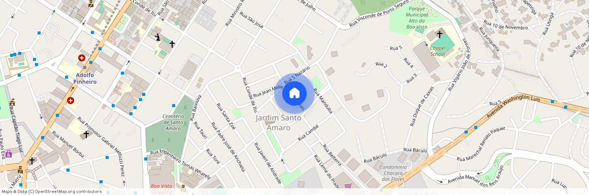 Rua Caraúbas, Jardim Santo Amaro, São Paulo