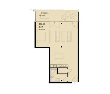 1 Zimmer, 83 m², 4. Stock - Foto 6