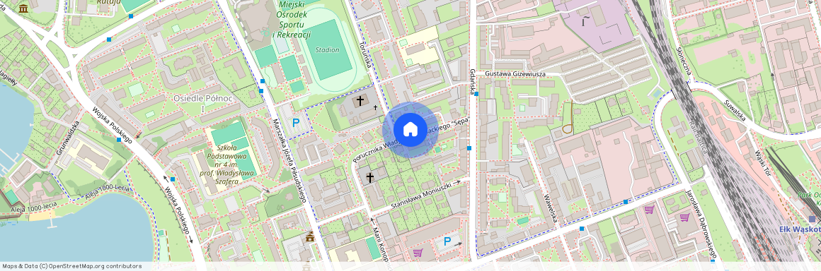 por. Władysława Świackiego "Sępa", Ełk