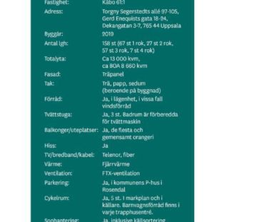 Torgny Segerstedts Allé 105, 752 37, Uppsala - Foto 4